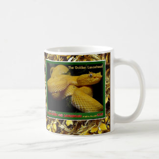 Golden Lancehead is an endangered snake - Coffee Mug