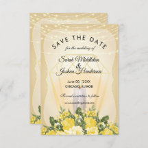 Golden Lantern and Yellow Floral