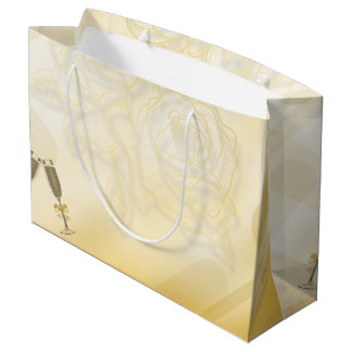 Golden Large Gift Bag