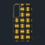 Golden Lattice Black Gold Samsung Galaxy Case<br><div class="desc">Golden Lattice</div>