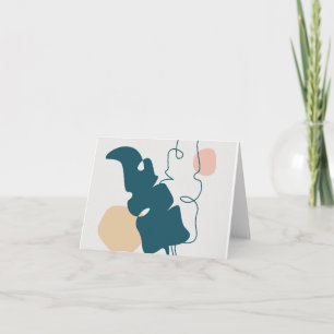 Golden leaf design card