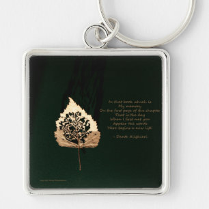Golden Leaf Key Ring