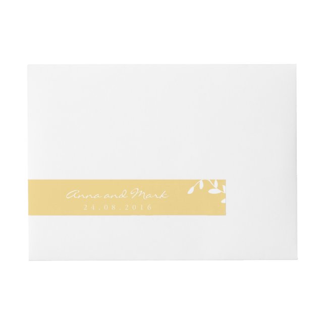 Golden Leaf Long Label (Front)