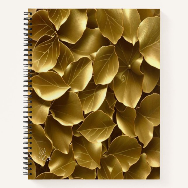 Golden Leaf  Notebook (Front)