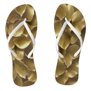 Golden Leaf Thongs