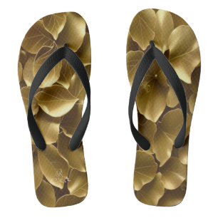 Golden Leaf  Thongs