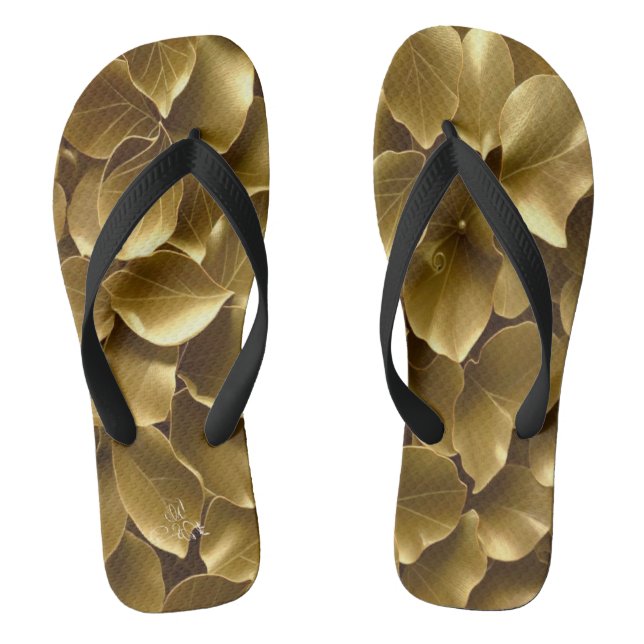 Golden Leaf  Thongs (Footbed)