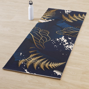 Golden Leaf Yoga Mat