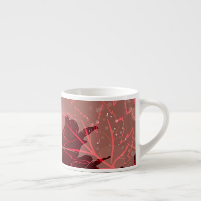 Golden Leaves 1 Espresso Cup (Right)