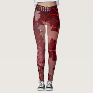 Golden Leaves 1 Leggings