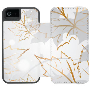 Golden Leaves 3 Incipio Watson™ iPhone 5 Wallet Case