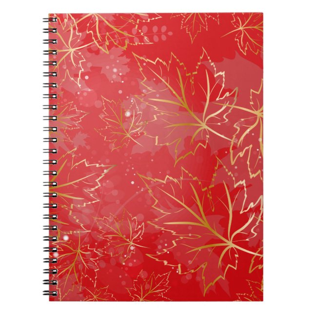Golden Leaves 6 Notebook (Front)