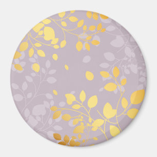 Golden Leaves 9 Magnet