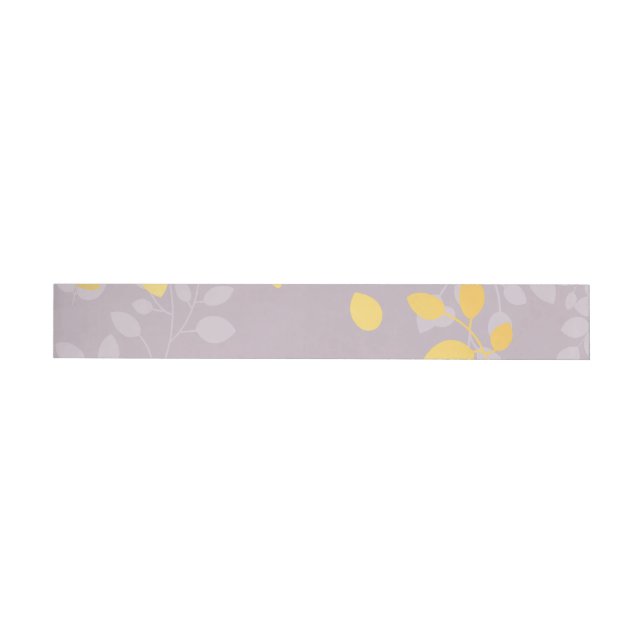 Golden Leaves 9 Wrap Around Label (Individual)