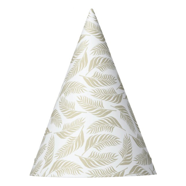 Golden leaves. Botany. Party Hat (Front)