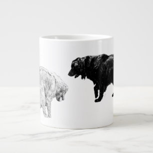 Golden Leaves, Faithful Friends Large Coffee Mug