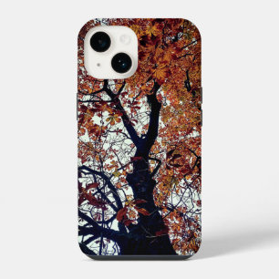 Golden leaves iPhone 14 case