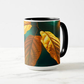 Golden Leaves Mug