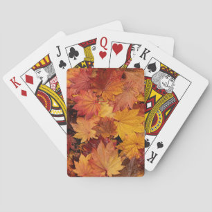GOLDEN LEAVES OF AUTUMN PLAYING CARDS