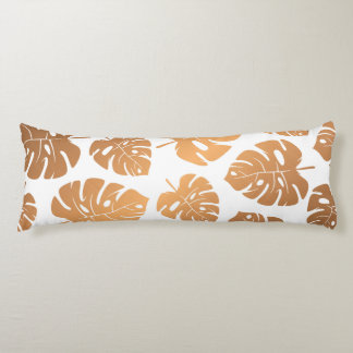 Golden Leaves Pattern Body Cushion