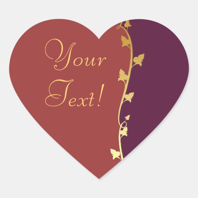 Golden Leaves Sticker (Front)