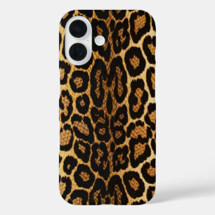 Golden Leopard Chic  🐆 iPhone 16 Case