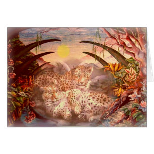 golden  leopard morning