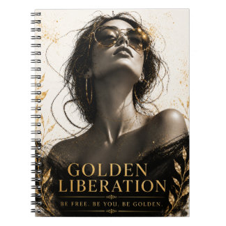 Golden Liberation | Empowered Women's Notebook