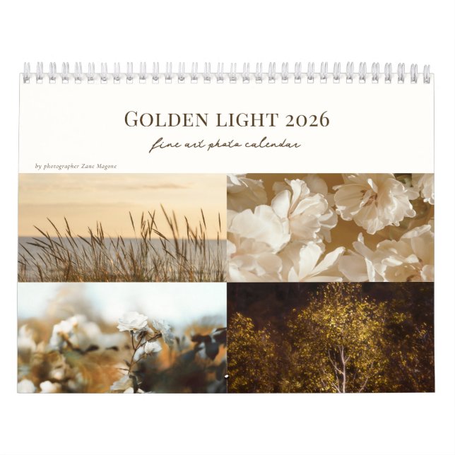 Golden Light calendar 2026 (Cover)
