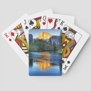 Golden Light on Half Dome Playing Cards