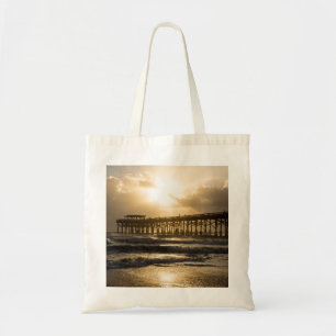 Golden Light Over Cocoa Tote Bag