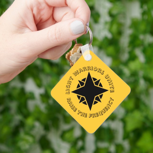 Golden Light Warriors Unite Key Ring (Hand)
