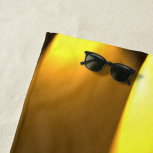 Golden Lights Beach Towel