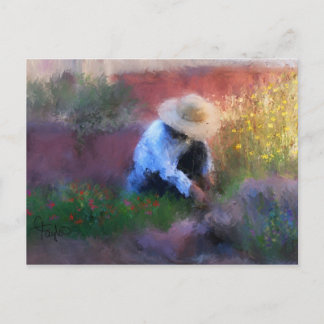 Golden Lights Postcard