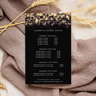 Golden Lights   Pricing & Services Flyer