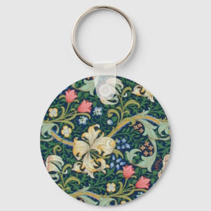Golden Lilies Key Chain
