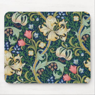 Golden Lilies Mouse Pad