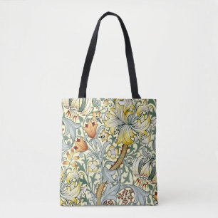 Golden Lilies Tote Bag All-Over Print
