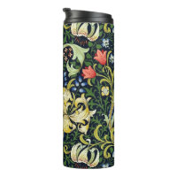 Golden Lily Vintage Floral Pattern William Morris