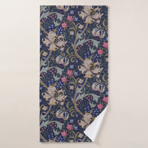Golden Lily, William Morris Bath Towel