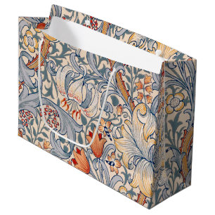 Golden Lily, William Morris Large Gift Bag