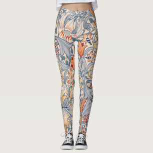 Golden Lily, William Morris Leggings