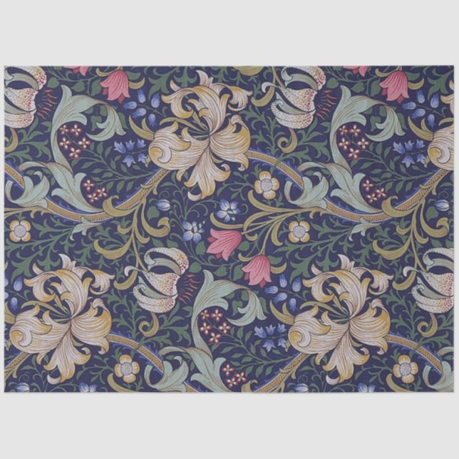 Golden Lily, William Morris Tissue Paper (Front)
