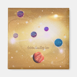 Golden Limitless Love Magnet