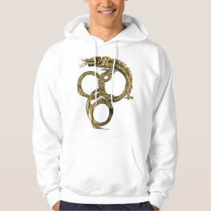 Golden Line Dragon – Elegant Mythical Creature  Hoodie