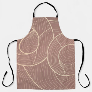 Golden lines pattern background. Luxury gold Line Apron
