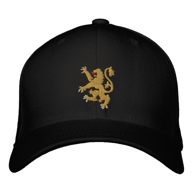 Golden lion Embroidered King of Kings Cap (Front)