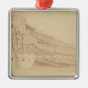 `Golden Lion' from the Starboard Quarter Metal Tree Decoration