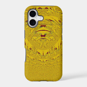 Golden Lion Head Art Print