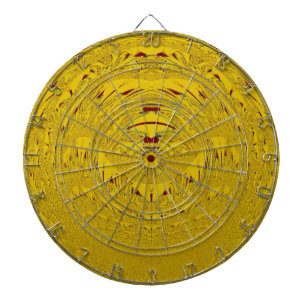 Golden Lion Head Art Print Dartboard